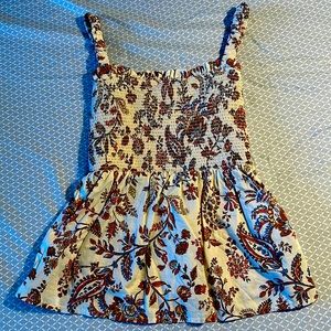 Old Navy Print Babydoll Tank